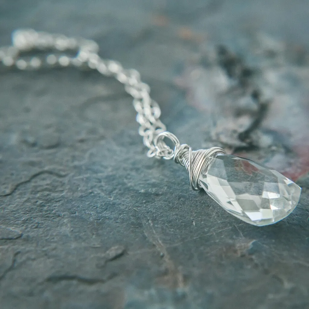 Power Protector: Quartz Crystal Meditation Necklace