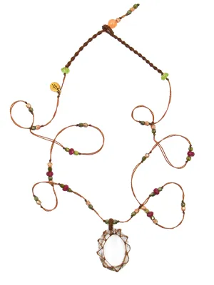 Quartz Crystal - Short Tibetan Necklace
