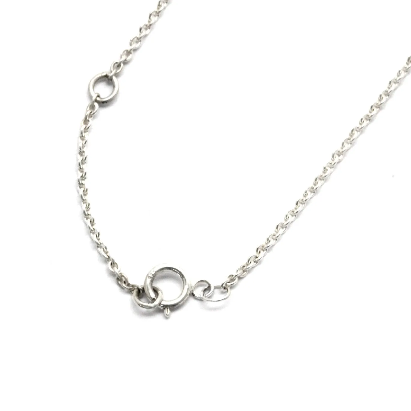 "Olanes" Silver Chain with Cortez Pearl by "Noble Sensación"