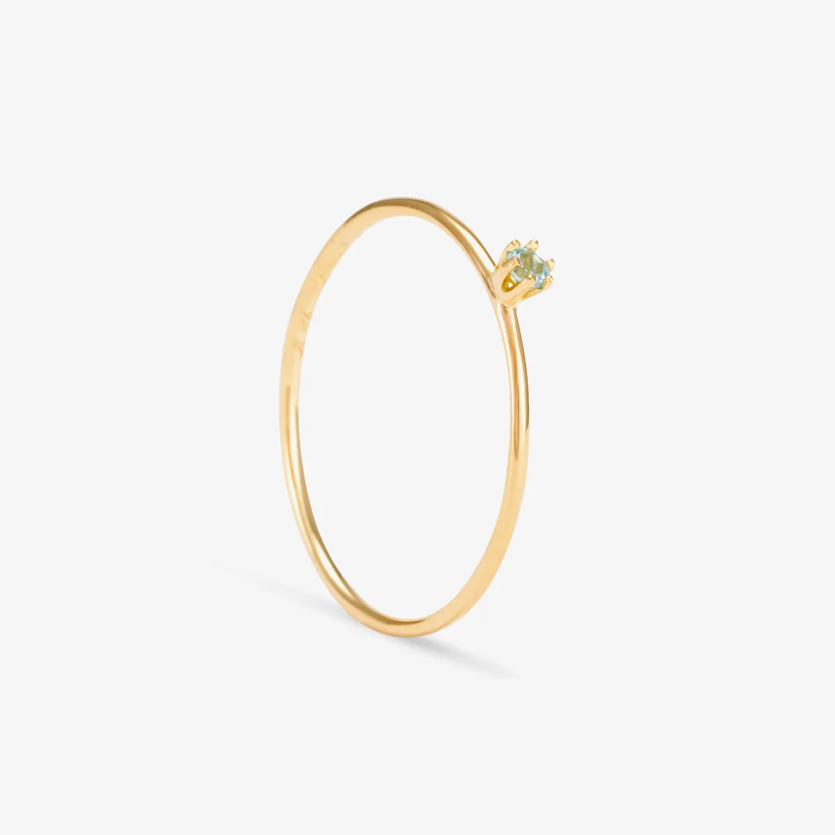 R1601AQ | Baby Aquamarine Ring