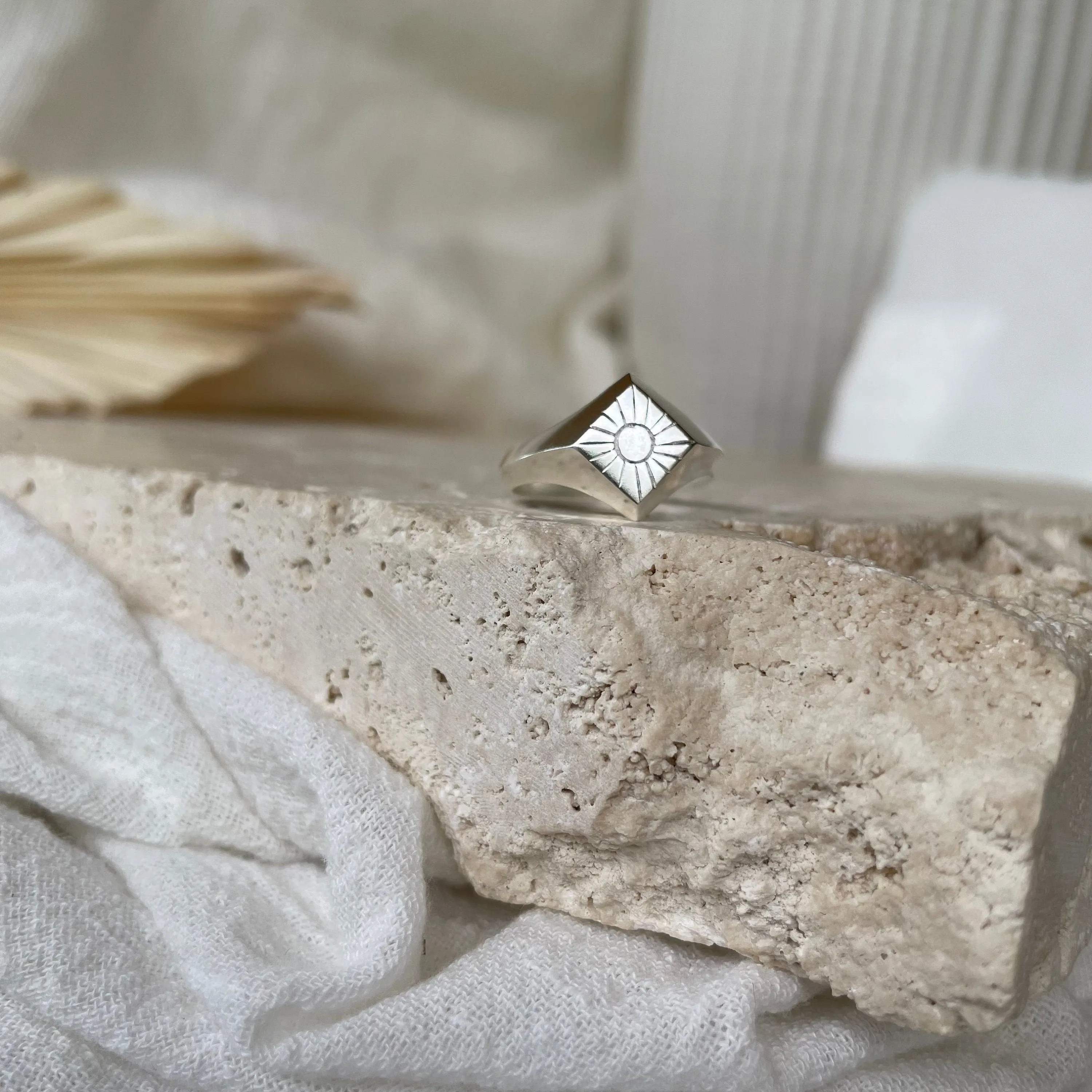 Radiate Sun Sterling Silver Ring