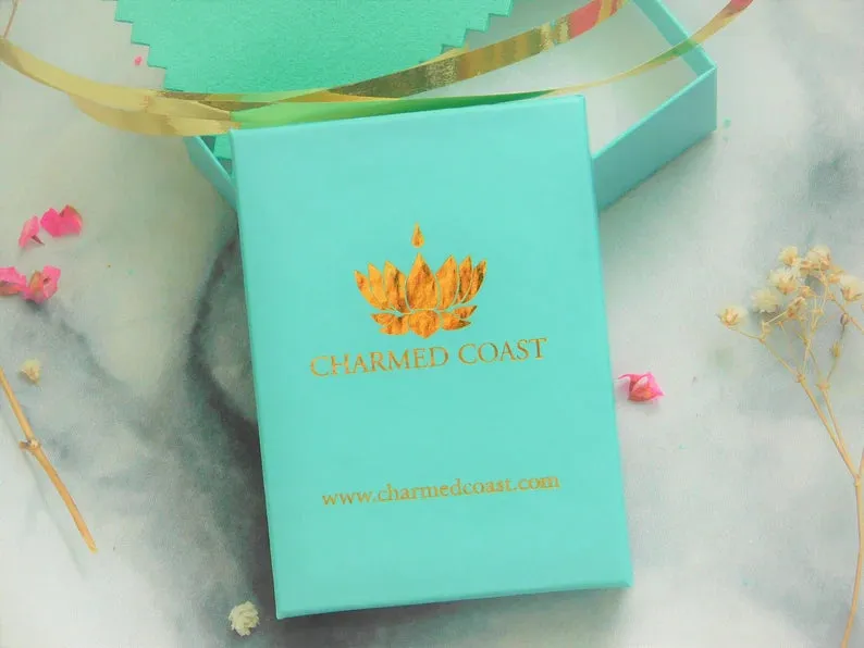 Raw Aquamarine Necklace | March Birthstone