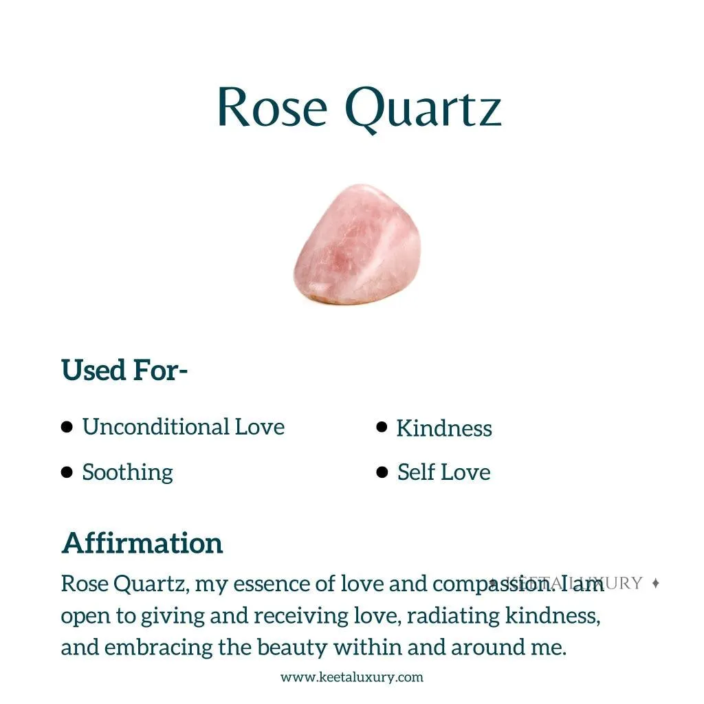 Rectangular Strength - Rose Quartz Necklace