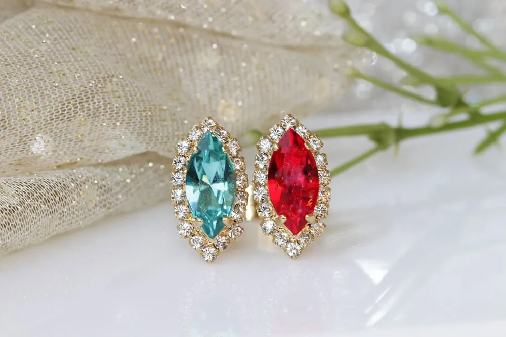 RED And BLUE RING