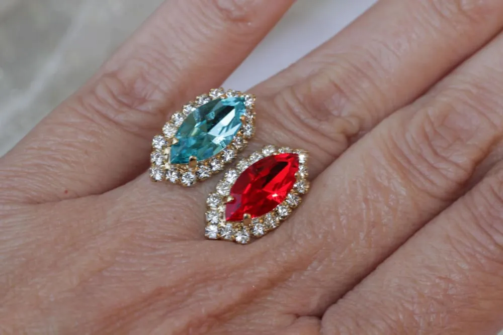 RED And BLUE RING