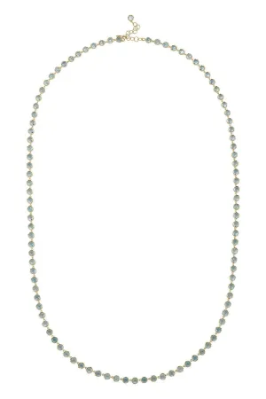 Rose Cut Aquamarine Necklace
