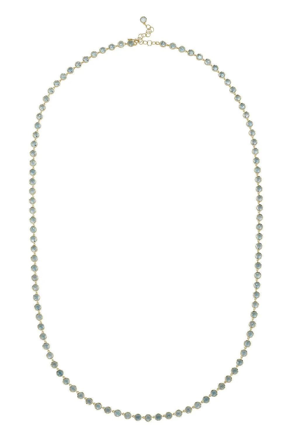Rose Cut Aquamarine Necklace