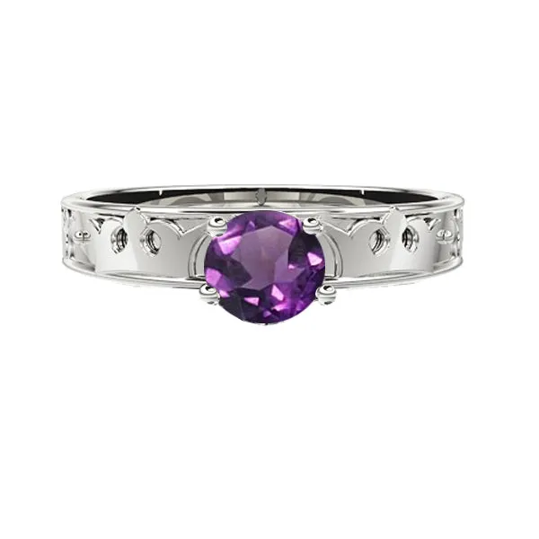 ROYAL EDINBURGH LUCKENBOOTH AMETHYST RING