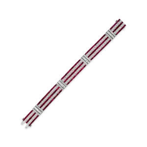 Ruby & Diamond Tiffany Estate BRacelet