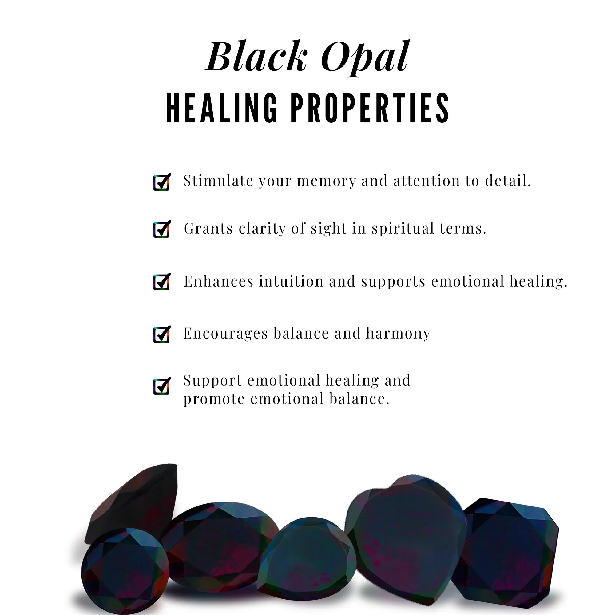Solitaire Black Opal and Gold Star Pendant Necklace
