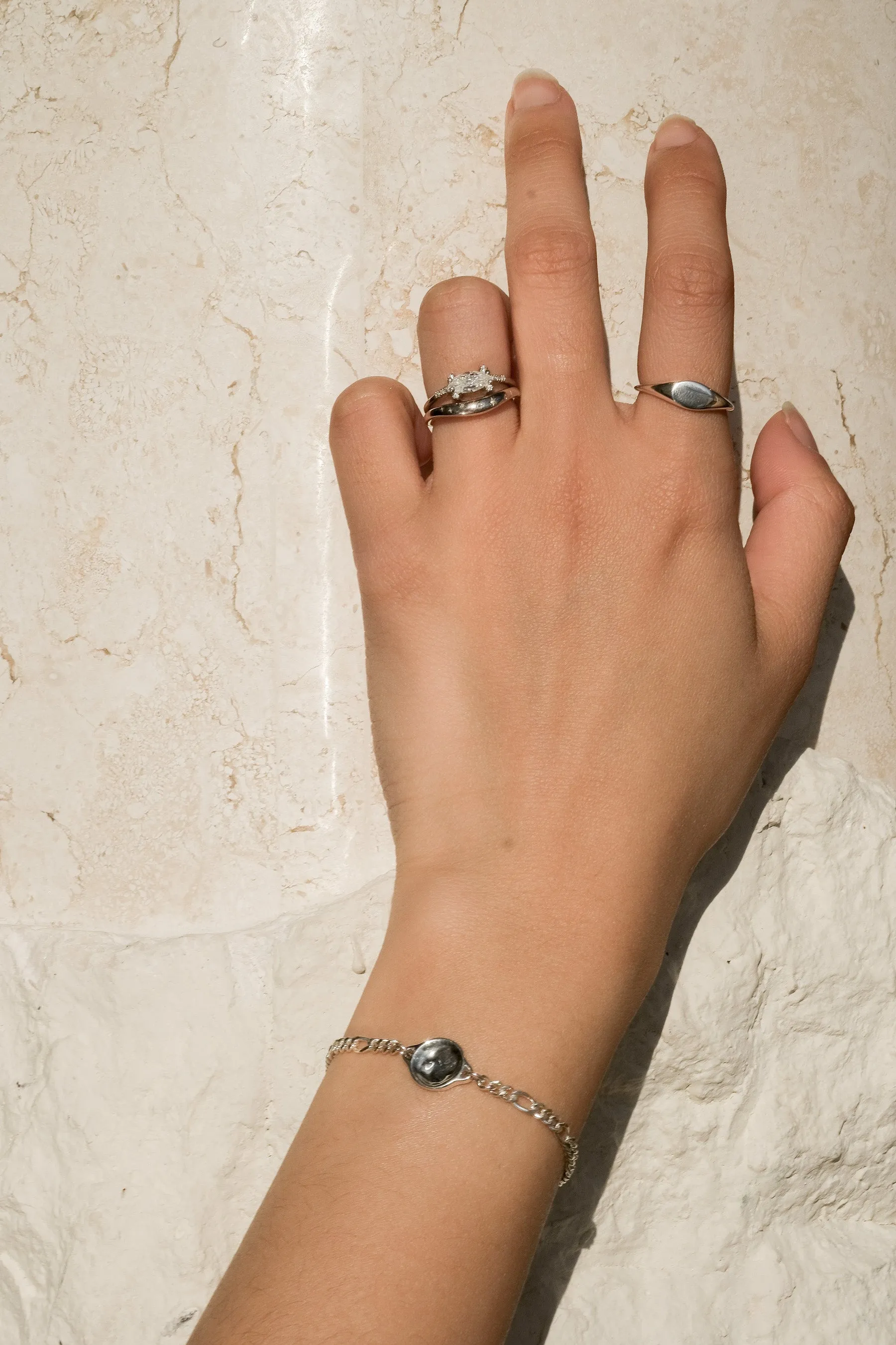 Sora Signet Ring - Sterling Silver