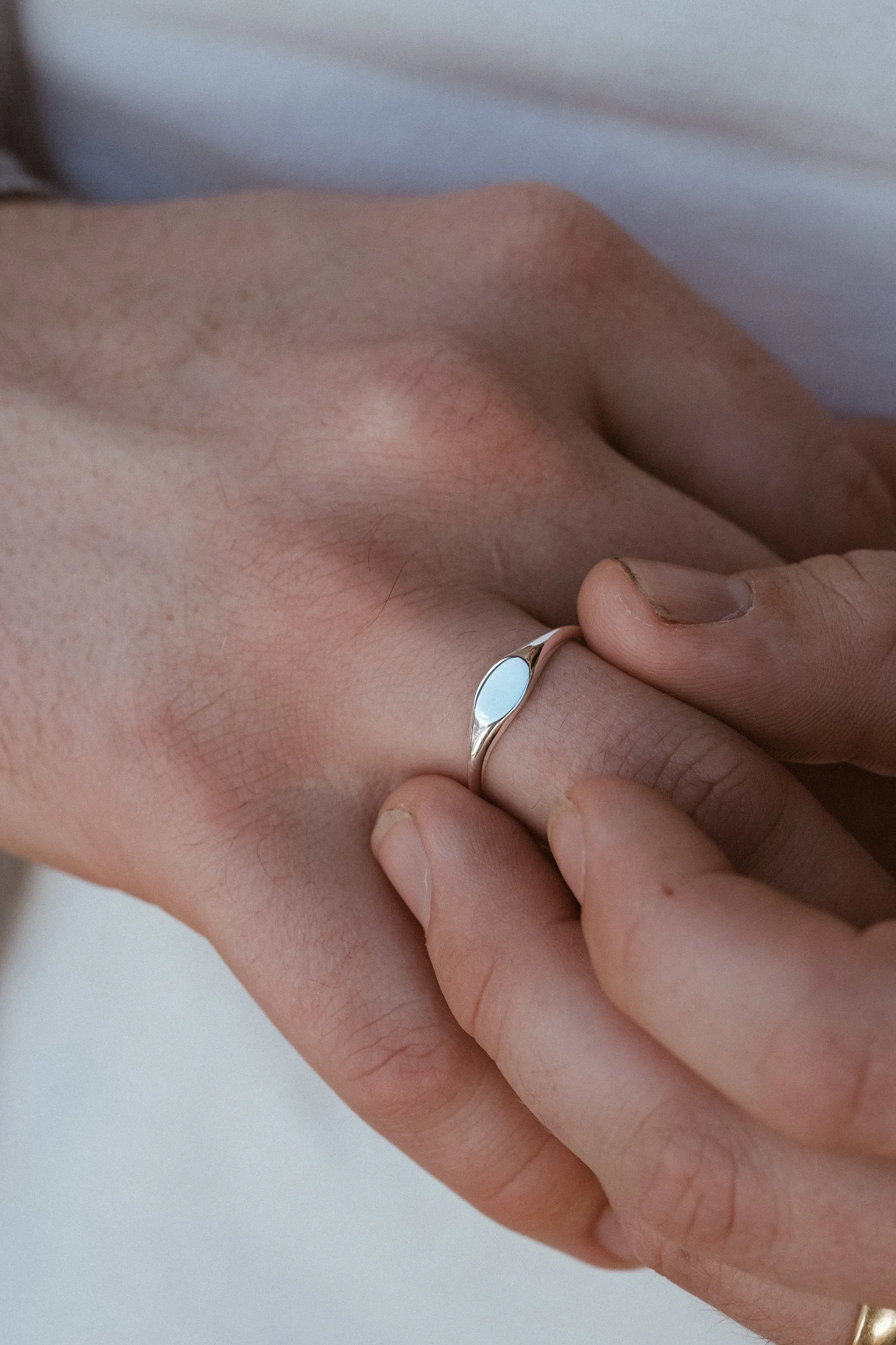 Sora Signet Ring - Sterling Silver