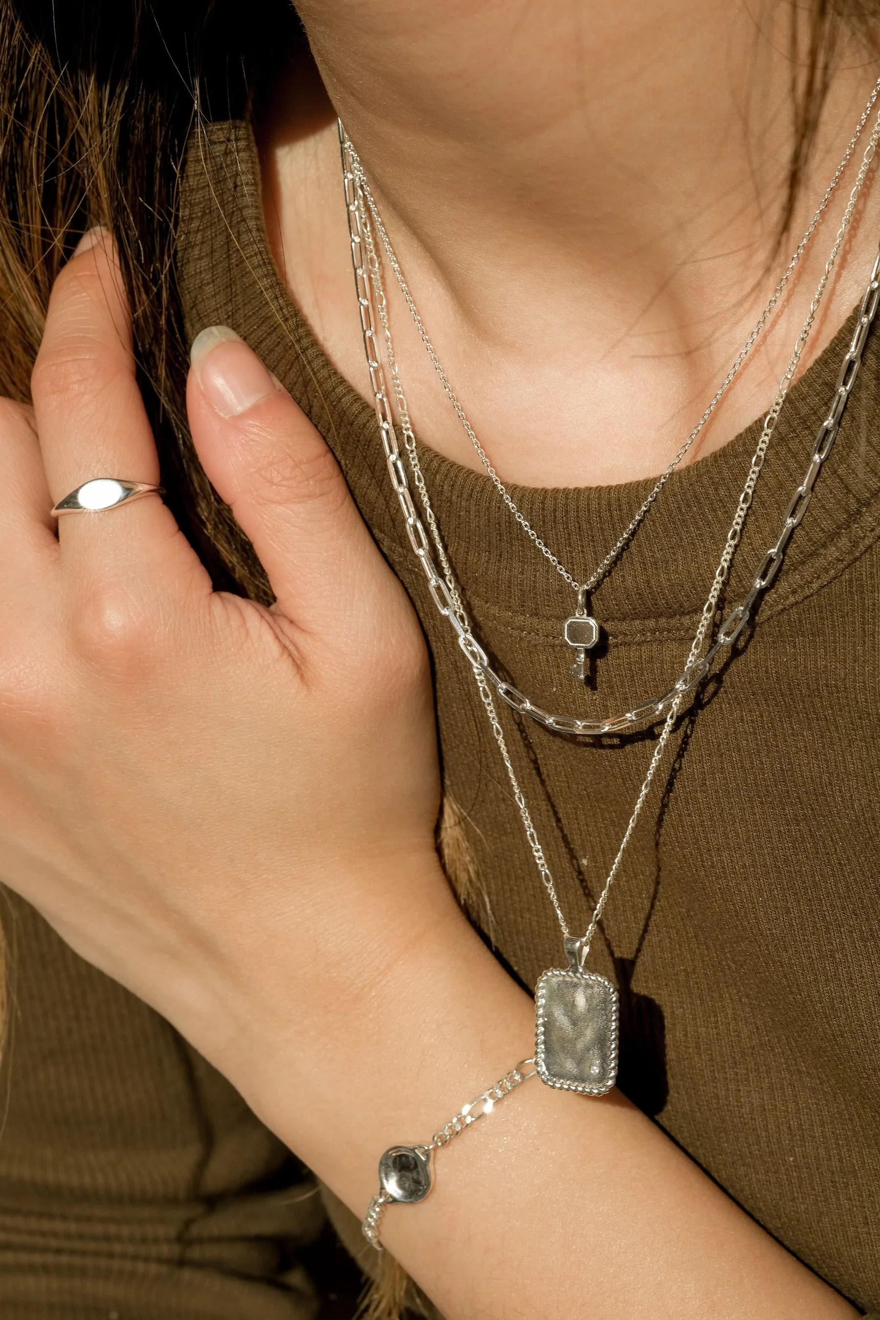 Sora Signet Ring - Sterling Silver