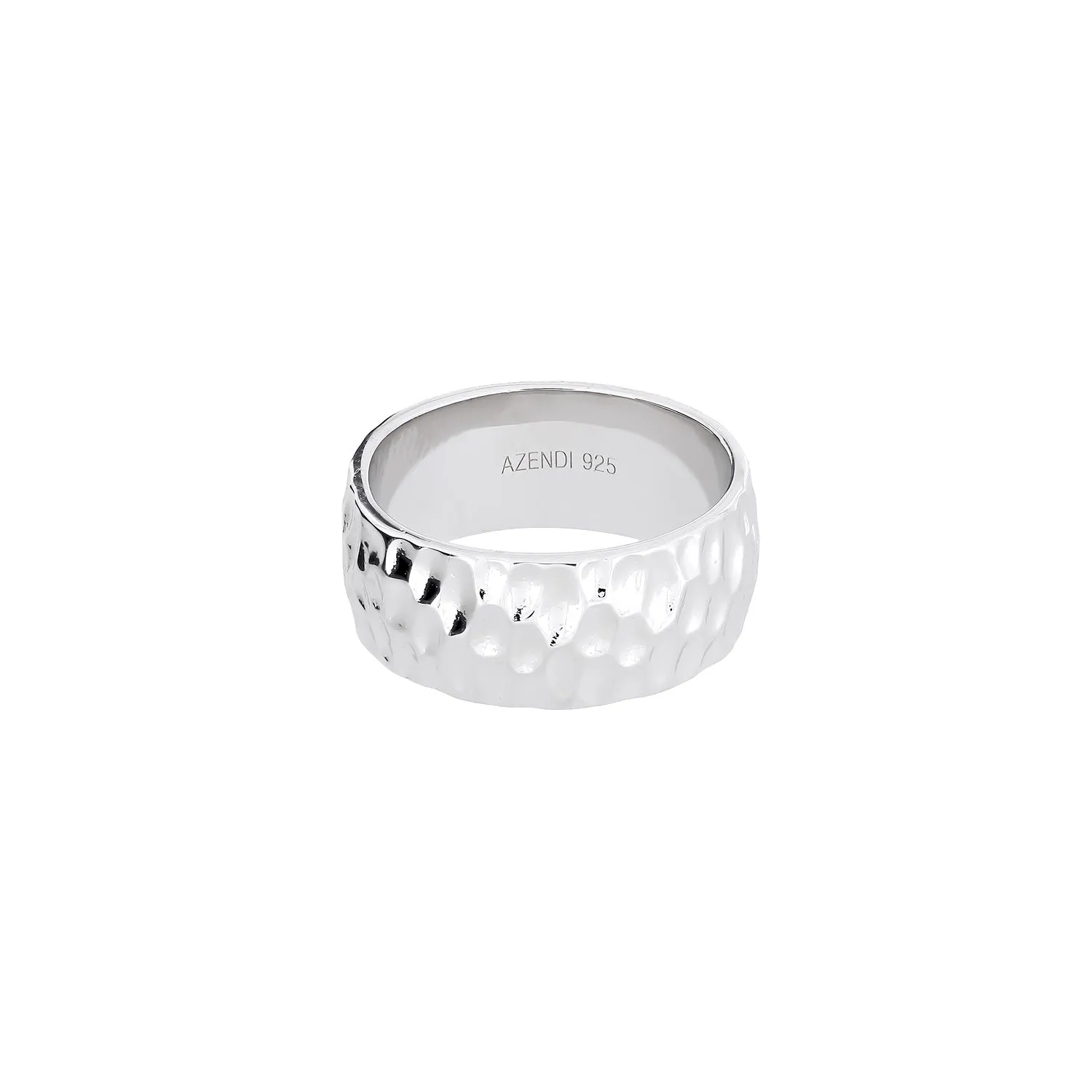 Sterling Silver Honeycomb Elements Ring