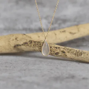 Teardrop Treasure - Rose Quartz Necklace