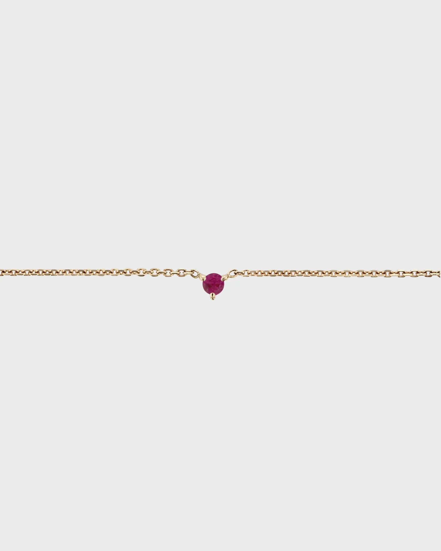 The Petite Ruby Birthstone Bracelet