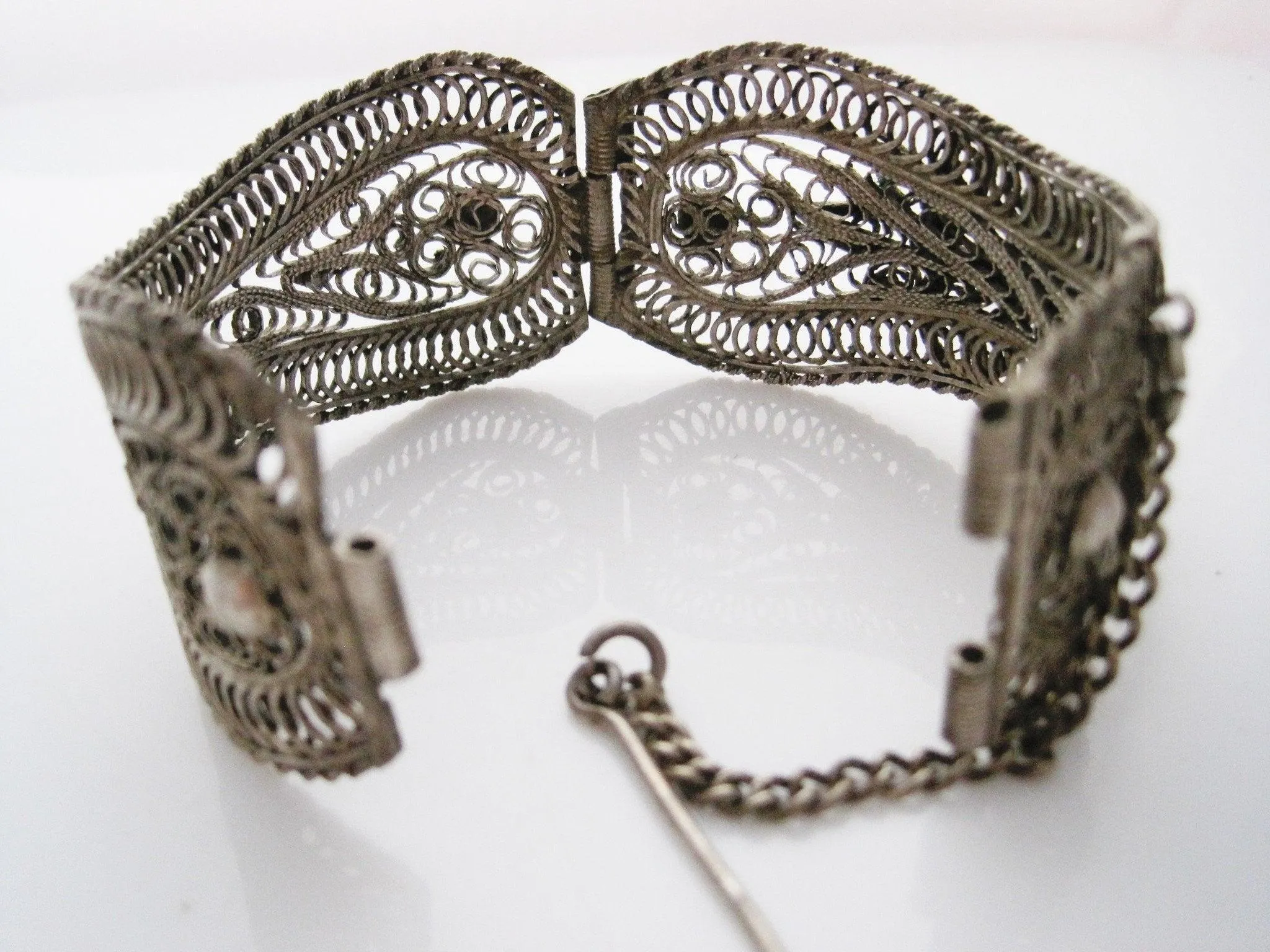 Vintage Bulgarian Filigree Bracelet
