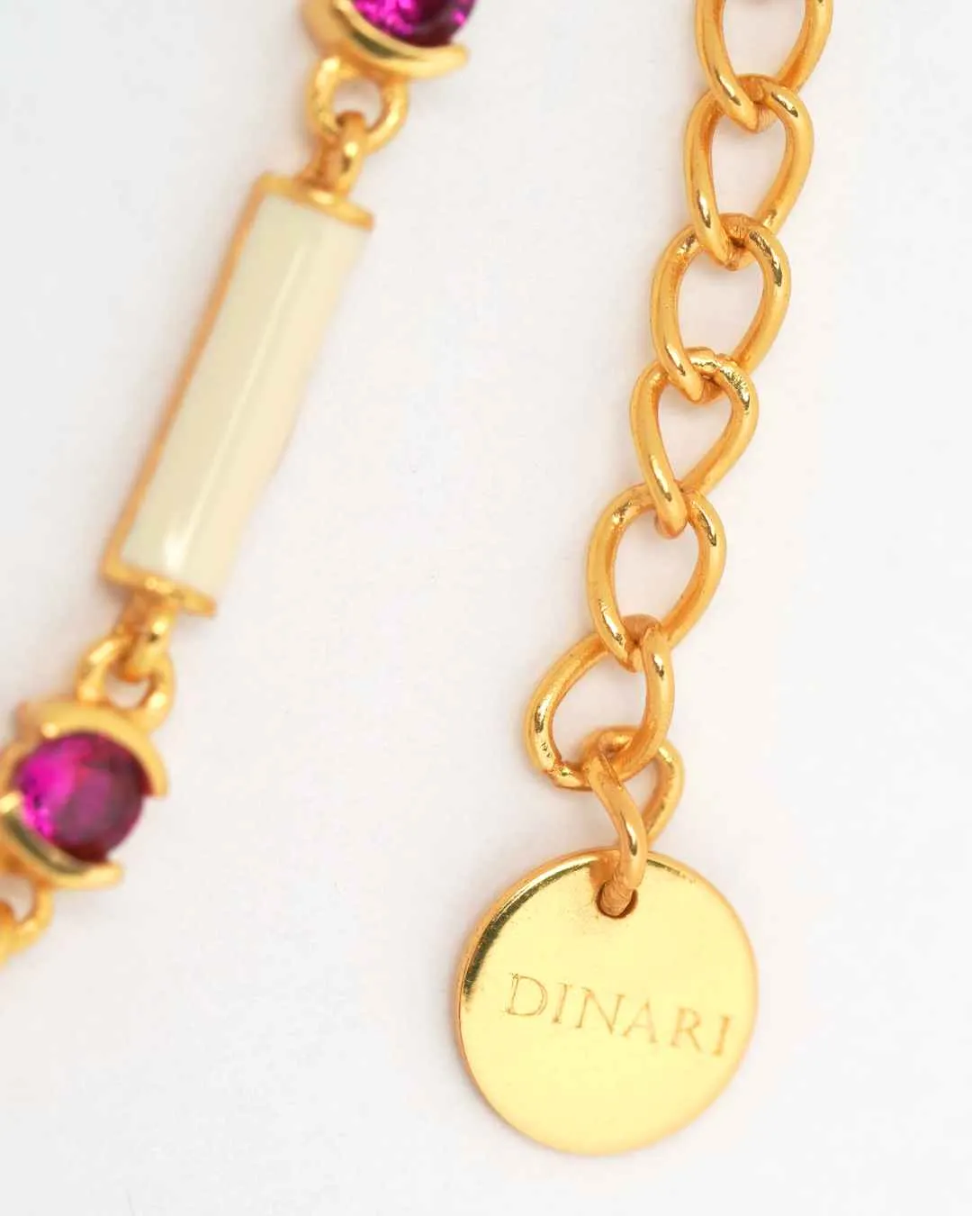 White Enamel Necklace