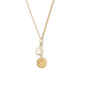 Wholeness & Dream Story : Medium Mixed Belcher Extension Chain Necklace