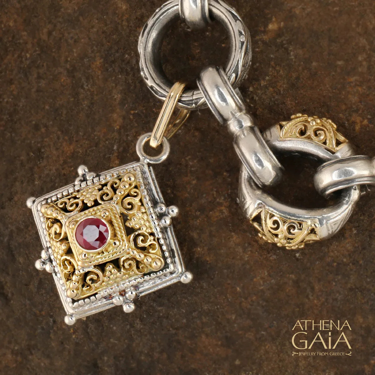 Zelda Triple Station Charm Bracelet
